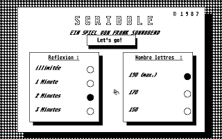 Scribble atari screenshot